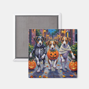 Jack Russell Halloween-Kostüme beim Trick-or-Treat Magnet