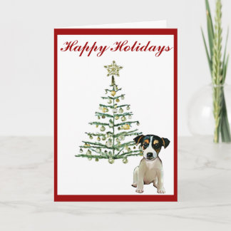 Jack Russell Holiday Card Feiertagskarte