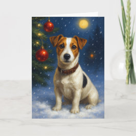 Jack Russell Holiday Karte