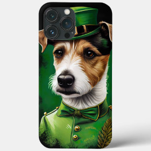 Jack Russell Hund im St. Patrick's Day Kleid Case-Mate iPhone Hülle