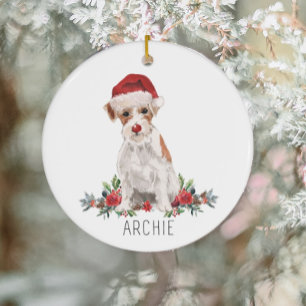 Jack Russell Ornement de Noël personnalisé