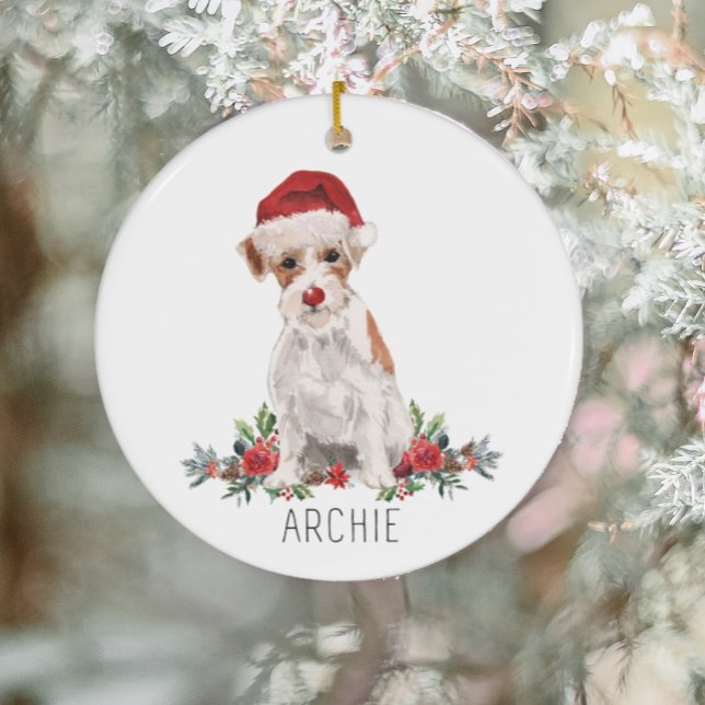 Jack Russell Ornement de Noël personnalisé (Créateur téléchargé)