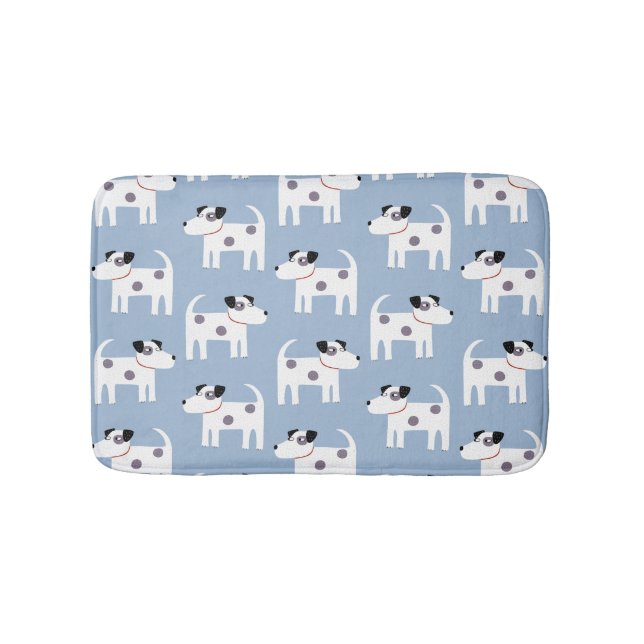 Jack Russell Parson Terrier Dog Pattern Badematte (Vorderseite)