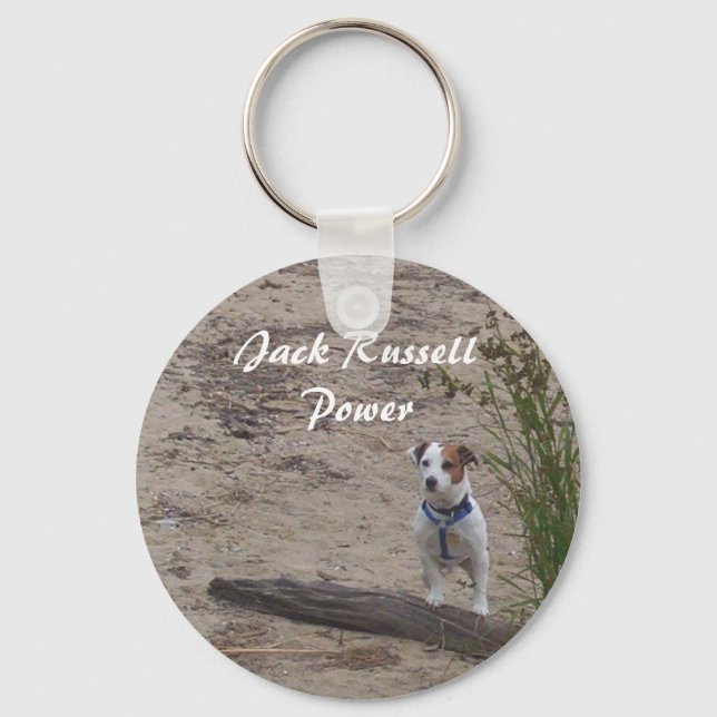 Jack Russell Power Schlüsselanhänger (Vorderseite)