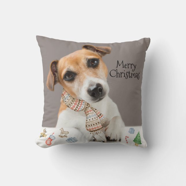 Jack Russell Puppy Doe Kissen (Vorderseite)