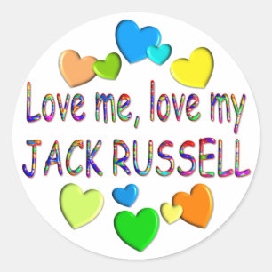 JACK RUSSELL RUNDER AUFKLEBER