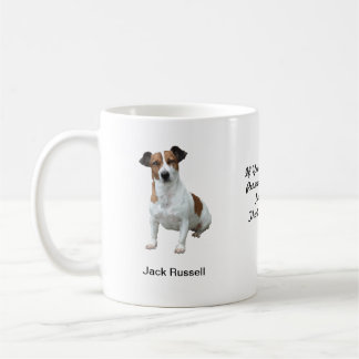 Jack-Russell-Tasse - mit zwei Bildern und einem Kaffeetasse