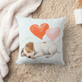 Jack Russell Terrier 寝ている姿がかわいい子犬ちゃん♡ Kissen