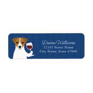 Jack Russell Terrier Adresse de retour Étiquettes