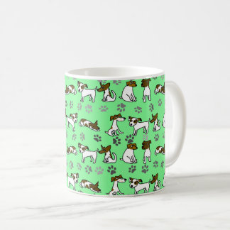 Jack Russell Terrier Cartoon-Becher Kaffeetasse