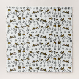 Jack Russell Terrier Cartoon Schwierigkeit
