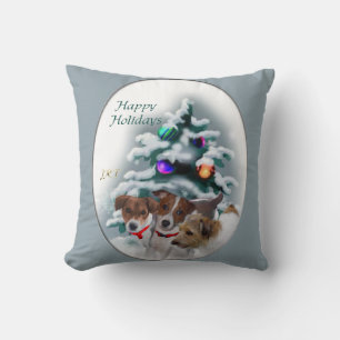 Jack Russell Terrier Christmas Kissen