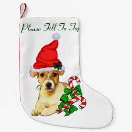 Jack Russell Terrier Christmas Kleiner Weihnachtsstrumpf
