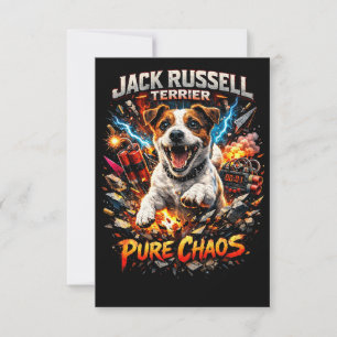 Jack Russell Terrier Dankeskarte