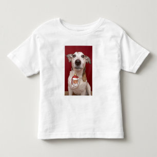 Jack-Russell-Terrier, der Weihnachtsverzierung Kleinkind T-shirt