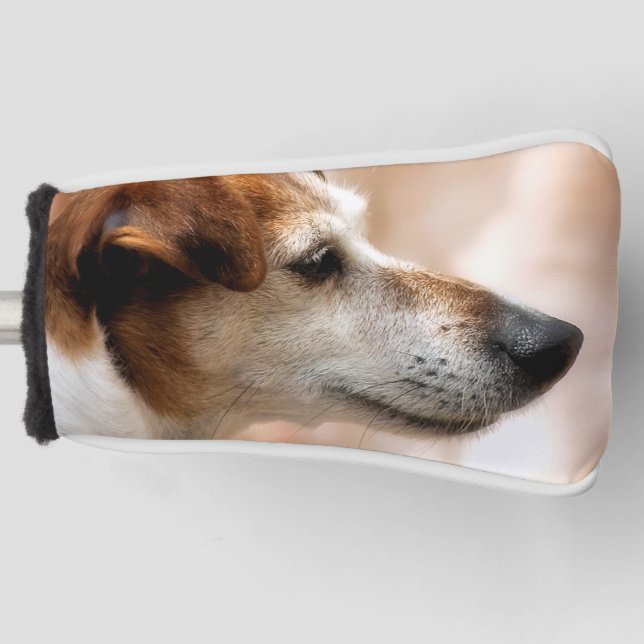 JACK RUSSELL TERRIER DOG GOLF HEADCOVER (Vorderseite)