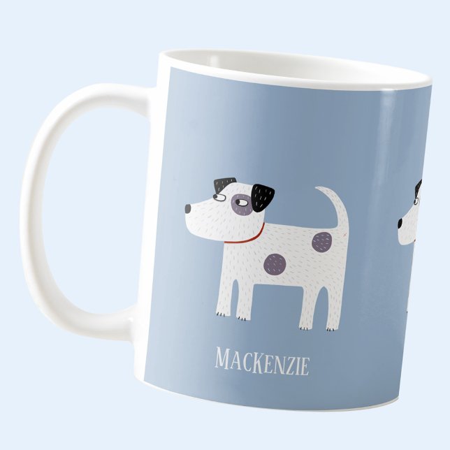 Jack Russell Terrier Dog Individuelle Name Kaffeetasse (Jack Russell Parson Terrier dog personalized coffee mug)