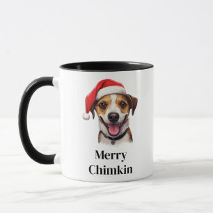 Jack Russell Terrier Dog Weihnachtsmannmütze Weihn Tasse