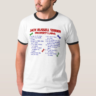 JACK-RUSSELL-TERRIER Eigentums-Gesetze 2 T-Shirt