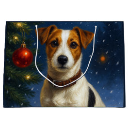 Jack Russell Terrier Gift Bag Große Geschenktüte