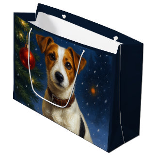 Jack Russell Terrier Gift Bag Große Geschenktüte