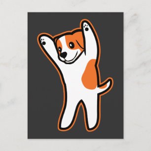 Jack Russell Terrier Gift - Funny Dog Liebe Postkarte