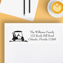 Jack Russell Terrier Golf Cart Rücksendeadresse