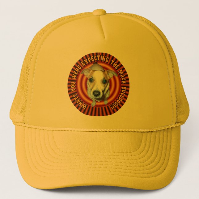 Jack Russell Terrier.Hat. Truckerkappe (Vorderseite)