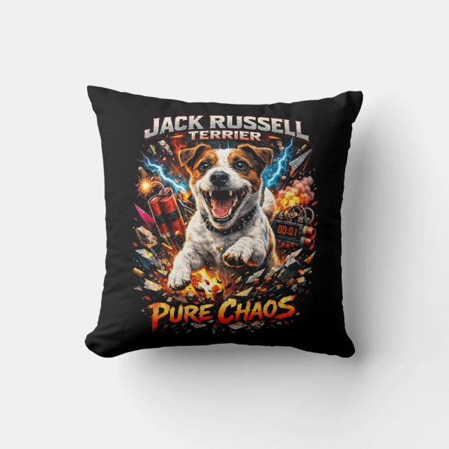 Jack Russell Terrier Kissen (Vorderseite)