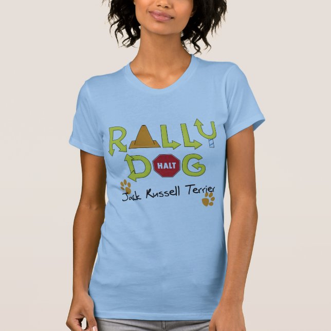 Jack-Russell-Terrier-Kundgebungs-Hund T-Shirt (Vorderseite)
