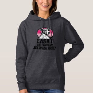 Jack Russell Terrier Leicht Ablenkbar Vintage T-Sh Hoodie