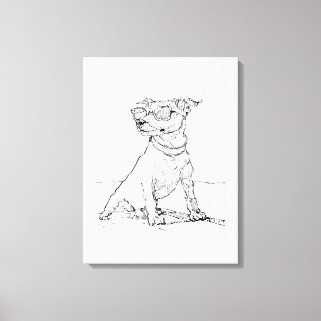 Jack Russell Terrier  Leinwanddruck (Vorderseite)