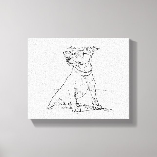 Jack Russell Terrier  Leinwanddruck (Vorderseite)