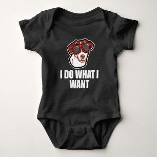Jack-Russell-Terrier-lustiges Hundegeschenk Baby Strampler