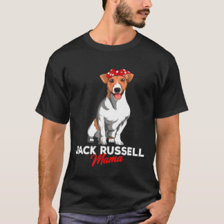 Jack Russell Terrier Mama Dog Mama Girls T-Shirt