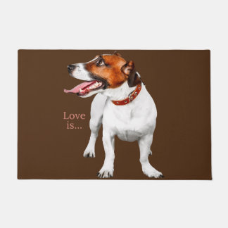 Jack Russell Terrier Mama Papa Damen Männer Liebe Fußmatte
