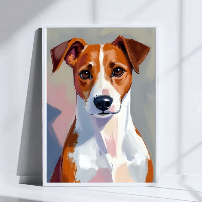 Jack Russell Terrier Painting Dog Pet Poster (Von Creator hochgeladen)