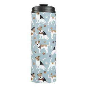 Jack Russell Terrier Paws and Bones Thermosbecher