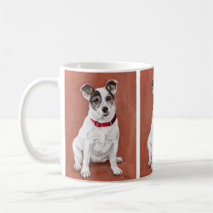 Jack-Russell-Terrier-Porträt-Tasse Kaffeetasse