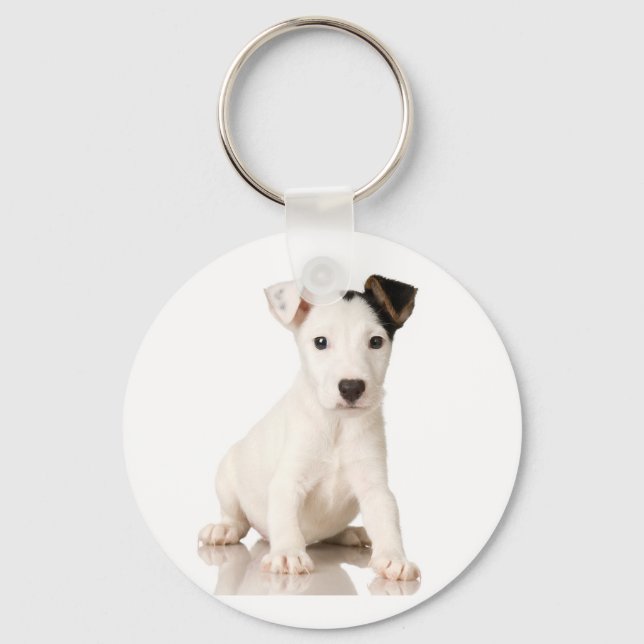 Jack Russell Terrier Schlüsselanhänger (Vorderseite)