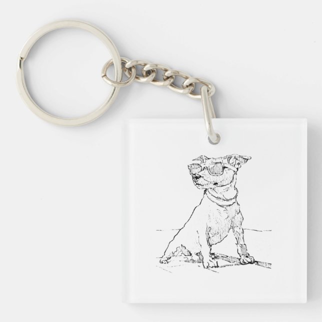 Jack Russell Terrier  Schlüsselanhänger (Vorderseite)
