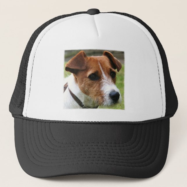 Jack Russell Terrier Truckerkappe (Vorderseite)