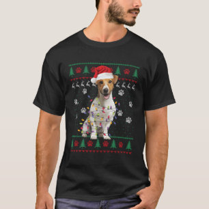Jack Russell Terrier Ugly Christmas Sweater Puppy T-Shirt