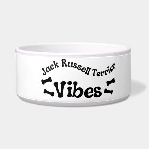 Jack Russell Terrier Vibes Keramik Dog Bowl Napf