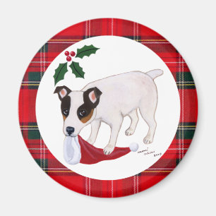 Jack-Russell-Terrier-Weihnachten Magnet