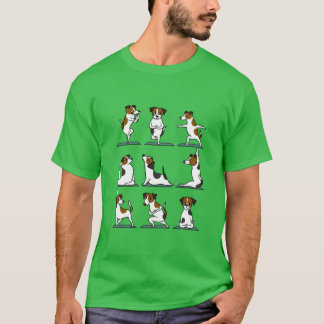 Jack-Russell-Terrier-Yoga-Junge T-Shirt