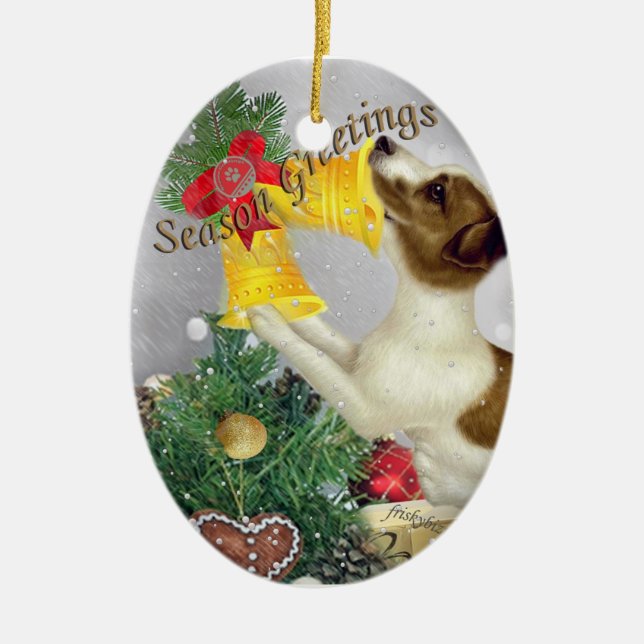 Jack Russell Time To Play Ornament (Vorne)