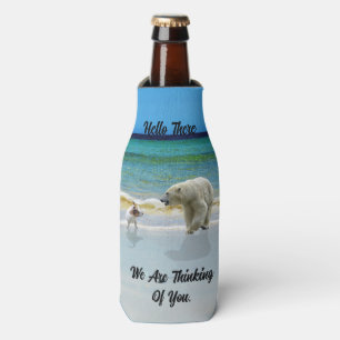 Jack Russell trifft Polar Bear, Hallo Flasche Cool Flaschenkühler