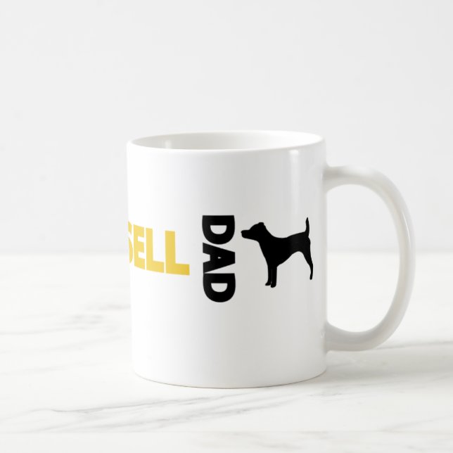 Jack-Russell-Vater Kaffeetasse (Rechts)