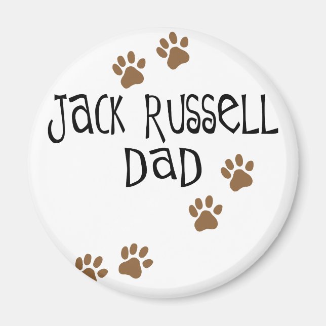 Jack Russell Vater Magnet (Vorne)